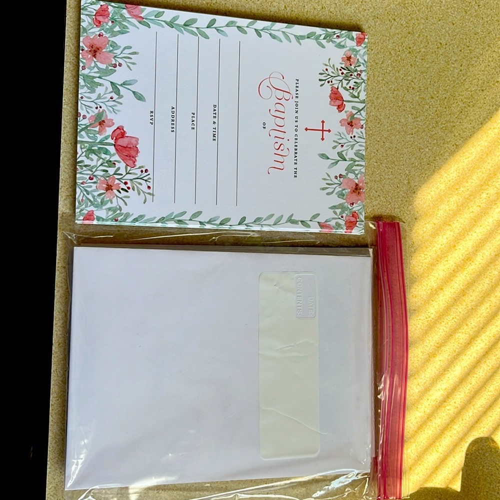 Baptism Invitations